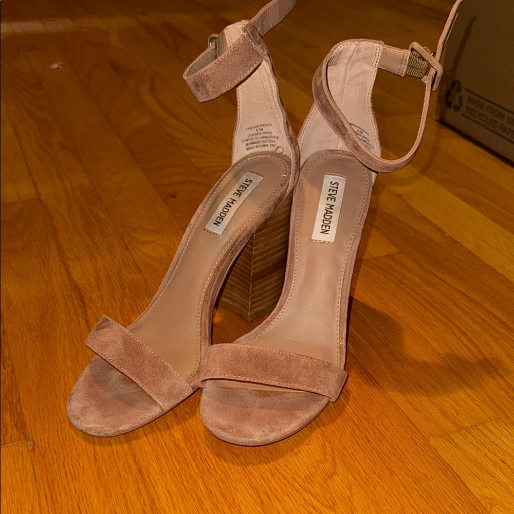 Steve Madden Women's Blush Suede Heels